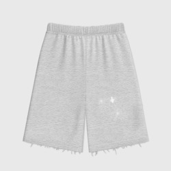 Женские шорты oversize футер хлопок Паук в паутине