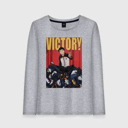 Женский лонгслив хлопок Жизнь с нуля в альтернативном мире Субару Нацуки