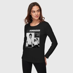 Женский лонгслив хлопок Jungkook bts seven - фото 2