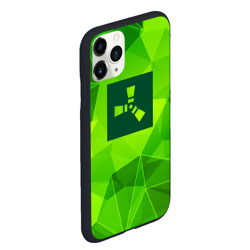 Чехол для iPhone 11 Pro Max матовый Rust green poly - фото 2
