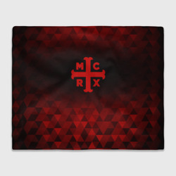 Плед 3D My Chemical Romance red poly