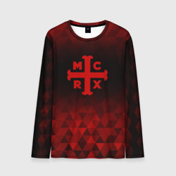 Мужской лонгслив 3D My Chemical Romance red poly