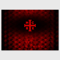 Поздравительная открытка My Chemical Romance red poly