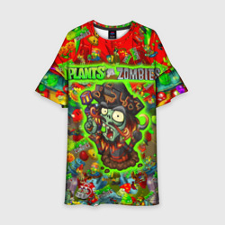 Детское платье 3D Plants vs Zombies пират
