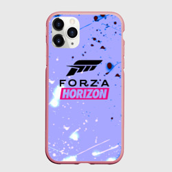 Чехол для iPhone 11 Pro Max матовый Forza Horizon краски текстура
