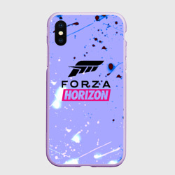 Чехол для iPhone XS Max матовый Forza Horizon краски текстура