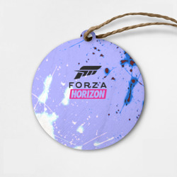Деревянная игрушка круг Forza Horizon краски текстура
