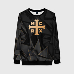 Женский свитшот 3D My Chemical Romance golden poly