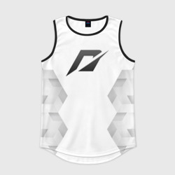 Мужская спортивная майка 3D Need for Speed white poly
