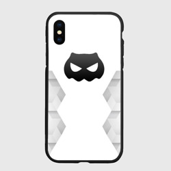 Чехол для iPhone XS Max матовый DanMachi white poly