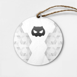 Деревянная игрушка круг DanMachi white poly