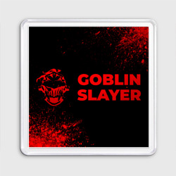 Магнит 55*55 Goblin Slayer - red gradient по-горизонтали