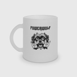 Кружка матовая стеклянная Powerwolf - rock dog