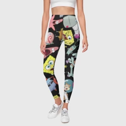 Леггинсы 3D Губка Боб квадратные штаны и его друзья - фото 2