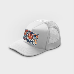 Кепка тракер с сеткой Тигр яркие контрасты - фото 2