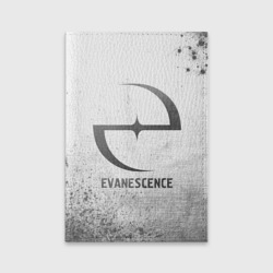 Обложка для паспорта матовая кожа Evanescence - white gradient