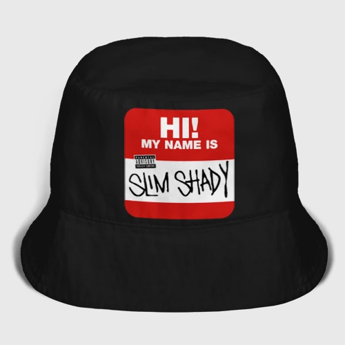 Женская панама хлопок Eminem - slim shady sticker
