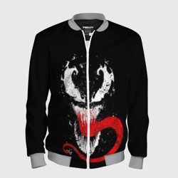 Мужской бомбер 3D Лицо Венома