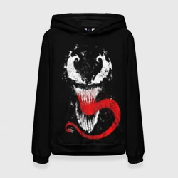Женская толстовка 3D Лицо Венома