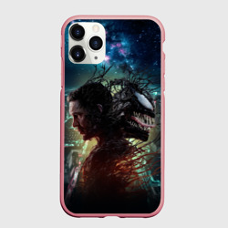Чехол для iPhone 11 Pro Max матовый Веном и Эдди