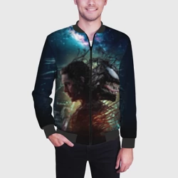 Мужской бомбер 3D Веном и Эдди - фото 2