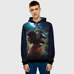 Мужская толстовка 3D Веном и Эдди - фото 2