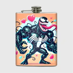 Фляга Venom in cartoon style