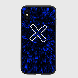 Чехол для iPhone XS Max матовый A Silent Voice blue energy