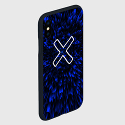 Чехол для iPhone XS Max матовый A Silent Voice blue energy - фото 2