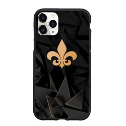 Чехол для iPhone 11 Pro Max матовый Saints Row golden poly