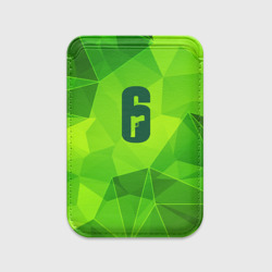Картхолдер Magsafe магнитный Rainbow Six green poly