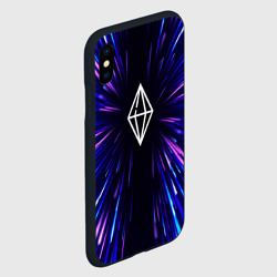 Чехол для iPhone XS Max матовый The Sims neon energy - фото 2