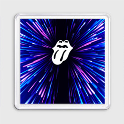 Магнит 55*55 Rolling Stones neon energy