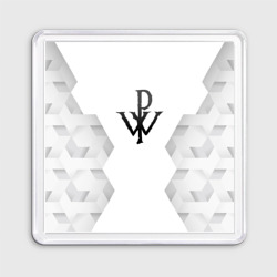 Магнит 55*55 Powerwolf white poly
