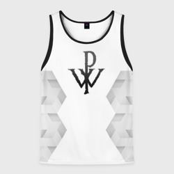 Мужская майка 3D Powerwolf white poly