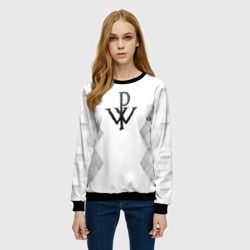 Женский свитшот 3D Powerwolf white poly - фото 2