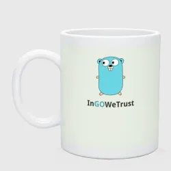 Кружка керамическая In go we trust