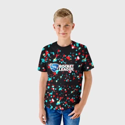 Детская футболка 3D Rocket League краски - фото 2