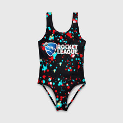 Детский купальник 3D Rocket League краски - фото 2