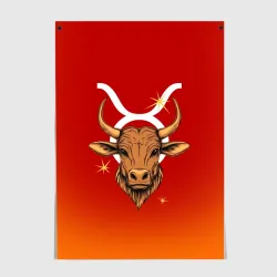 Постер Телец - Знак зодиака