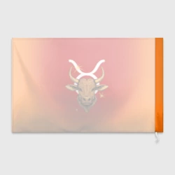 Флаг 3D Телец - Знак зодиака - фото 2