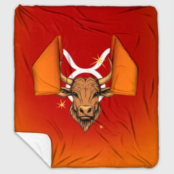 Плед с рукавами Телец - Знак зодиака