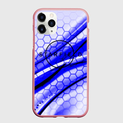 Чехол для iPhone 11 Pro Max матовый Starfield hexagon space
