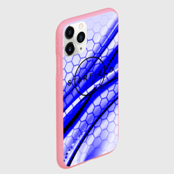Чехол для iPhone 11 Pro Max матовый Starfield hexagon space - фото 2