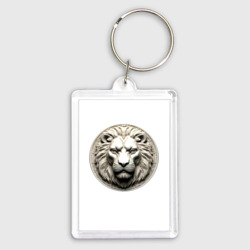Брелок прямоугольный 35*50 Лев знак западного зодиака