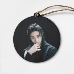 Деревянная игрушка круг Stray Kids Hyunjin Giant concept