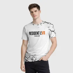 Мужская футболка 3D Resident Evil 7 трещины  - фото 2