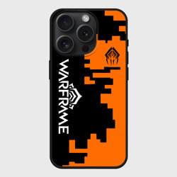 Чехол силиконовый для Apple iPhone 15 Pro матовый Warframe текстура