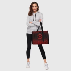 Сумка-шоппер 3D Ghost of Tsushima red poly - фото 2