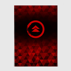 Постер Ghost of Tsushima red poly